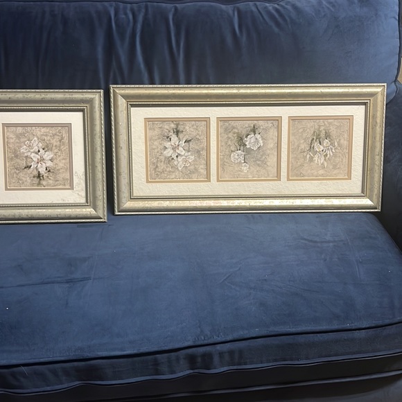 Flower pictures.  Pewter/Silver/Gray. - Picture 4 of 4